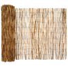 vidaXL Vrtna ograja Karbonizirano 300 x 90 cm Trsje