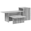 vidaXL Konzolna miza Siva Sonoma 91,5 x 35 x 38,5 cm Inženirski les