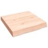 vidaXL Kopalni&scaron;ki pult 40x40x(2-6) cm neobdelan trden les
