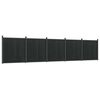 vidaXL Ograjni panel siv 872x186 WPC