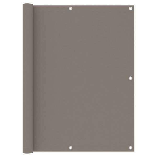 vidaXL Balkonsko platno taupe 120x300 cm oksford blago