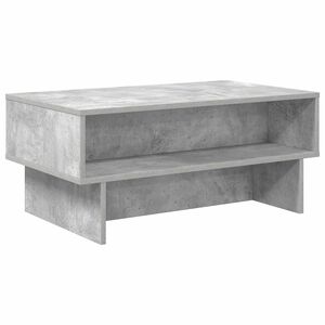 vidaXL Klubska miza Betonsko siva 80 x 46 x 35 cm Inženirski les