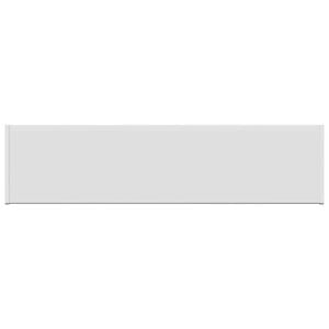 vidaXL Okenski nadstre&scaron;ek Bela 60 x 20 x 4,5 cm PVC