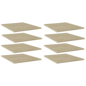 vidaXL Dodatne police za omaro 8 kosov sonoma hrast 40x50x1,5 cm