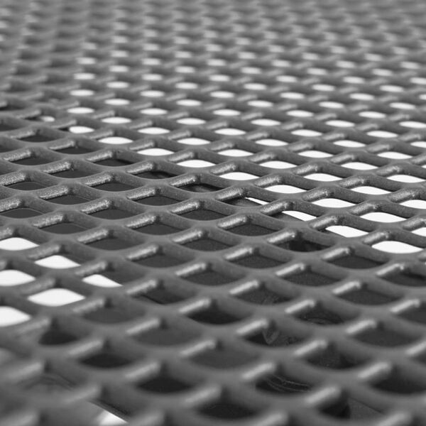 vidaXL Vrtna jedilna garnitura 7-delna jeklo antracitna