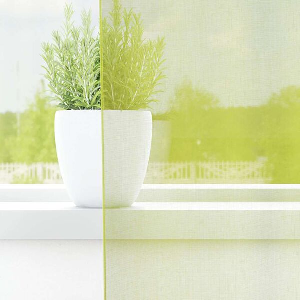 vidaXL Voile zavese z vponkami 2 kosa jabolčno zelene barve 140x175 cm