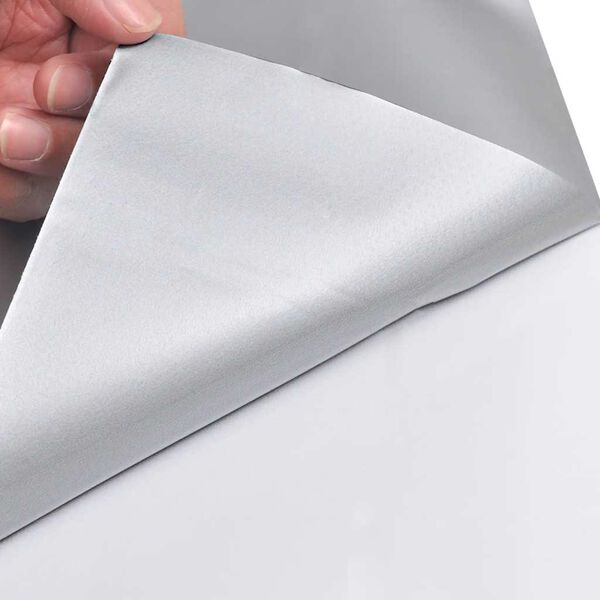 vidaXL Folija za avto mat srebrna 100x150 cm