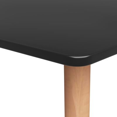vidaXL Barska miza črna 120x60x96 cm