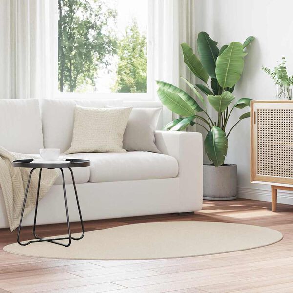 vidaXL Preproge za povr&scaron;ine HUARTE Bež 120 x 170 cm Poliester