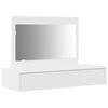 vidaXL Toaletna mizica Bela 100 x 40 x 70 cm Inženirski les