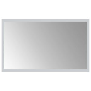 vidaXL LED kopalni&scaron;ko ogledalo Transparentno 50 x 30 cm kaljeno steklo