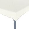vidaXL Paviljon 300x300 cm krem aluminij