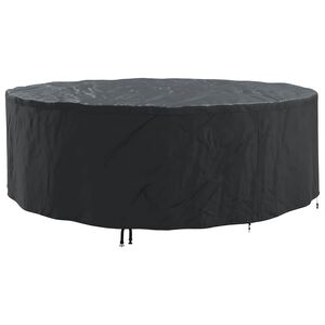 vidaXL Prevleka za pohi&scaron;tvo 279 x 279 x 71 cm 600D Oxford tkanina Črna
