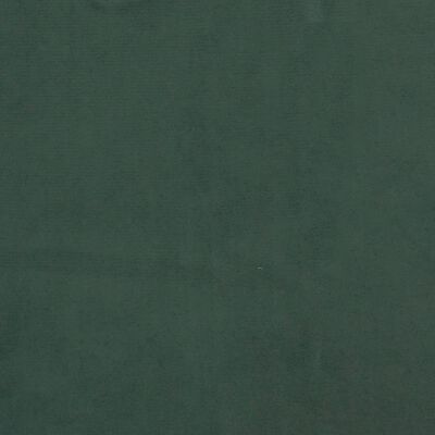 vidaXL Posteljno vzglavje 2 kosa temno zeleno 100x5x78/88 cm žamet