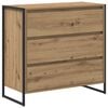 vidaXL Strani &scaron;al Oreh 79 x 36 x 75.5 cm Inženirski les