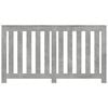 vidaXL Pokrov za radiator siv 149x20x82 cm inženirski les