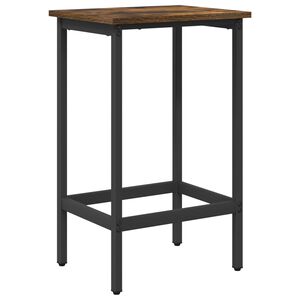 vidaXL Barski stol Dimljen hrast 40 x 32 x 64 cm Inženirski les
