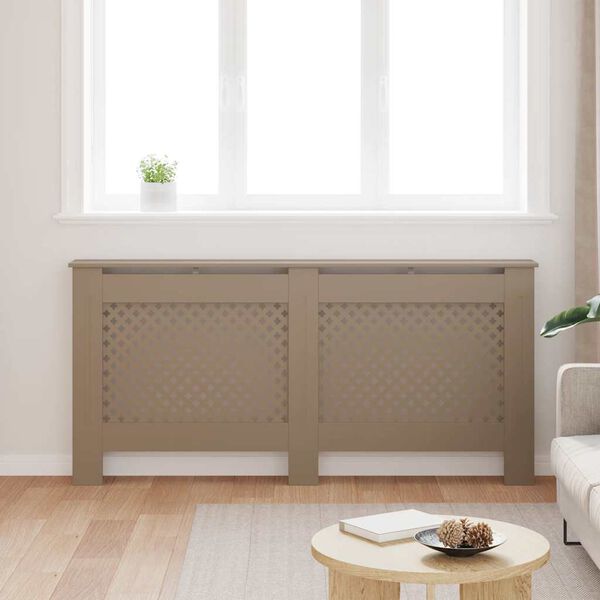 vidaXL Pokrov za radiator 172x19x81,5 cm mediapan