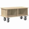vidaXL TV stojalo 68,5 x 35 x 35 cm Sonoma hrast Inženirski les