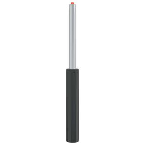 vidaXL Plinski valj pisarni&scaron;kega stola Črna 355-540 mm elezo