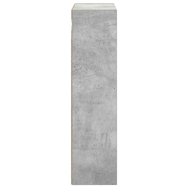 vidaXL Kopalna stenska omarica s polico Beton Siva 40 x 16 x 62,5 cm