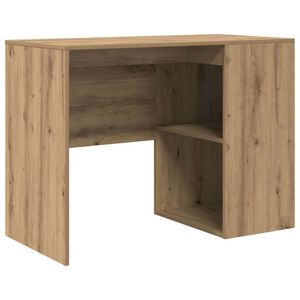 vidaXL Miza Umetni hrast Inženirski les 102 x 50 x 75 cm