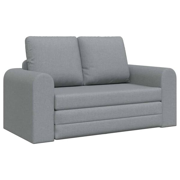 vidaXL Sofa postelja 60cm Svetlo siva blago