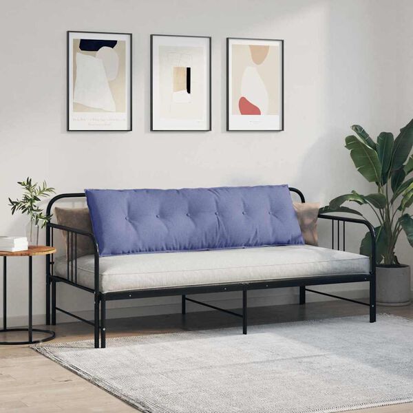 vidaXL Poglavni vzglavnik Jeans modra 160 x 19 x 50 cm blago