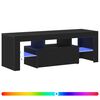 vidaXL TV omarica 120 x 35 x 40 cm Črna Orehovina Inženirski les
