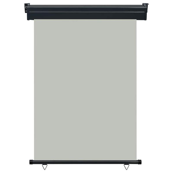 vidaXL Balkonska stranska tenda 125x250 cm siva