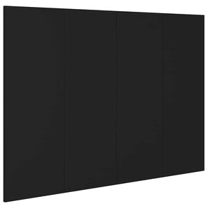 vidaXL Posteljno vzglavje črna 120x1,5x80 cm konstruiran les