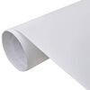 vidaXL Folija za avto 2 kosa mat bela 100x150 cm + 50x150 cm