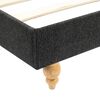 vidaXL Posteljni okvir temno sivo platno 90x200 cm