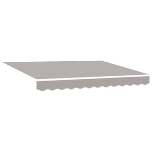 vidaXL Nadomestno platno za tendo Svetlo siva 2,5 x 2 m Poliester