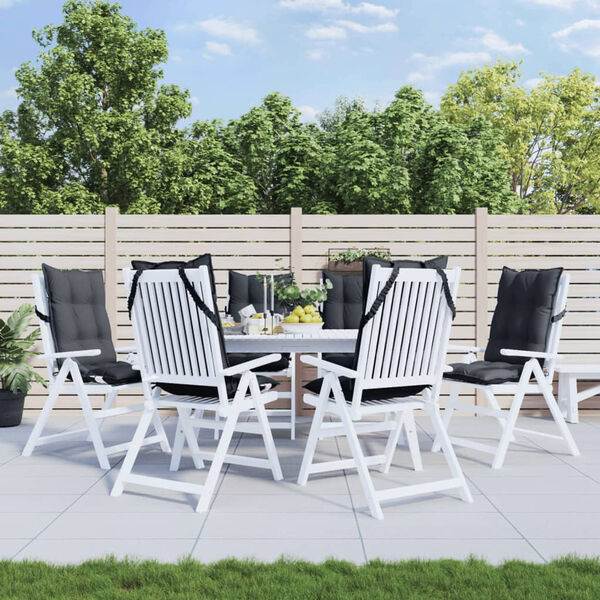 vidaXL Blazine za stole 6 kosov antracit oxford tkanina