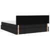 vidaXL Postelja s shranjevanjem Črna 180 x 200 cm Umjetno usnje