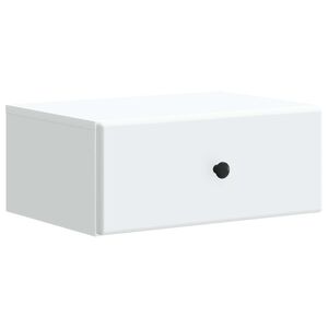 vidaXL Stenski nočni omarici Bela 49 x 34,5 x 20 cm Inženirski les