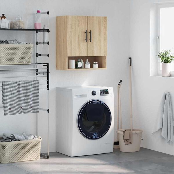 vidaXL Stenska omarica sonoma hrast 60x31x70 cm inženirski les