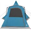 vidaXL Teepee &scaron;otor s streho s shranjevanjem Modra 545 x 450 x 295 cm