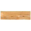 vidaXL Mizna plo&scaron;?a z naravnim robom 100x20x3,8 cm trden mangov les