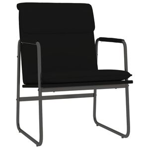 vidaXL Počivalnik črn 55x64x80 cm umetno usnje