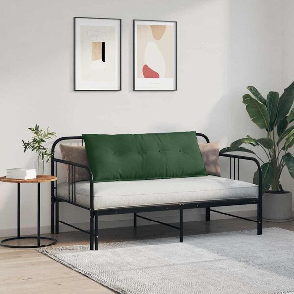 vidaXL Poglavni vzglavnik Jungle Zelena 120 x 50 cm Žametna tkanina