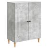 vidaXL Strani &scaron;al Betonsko siva 66 x 34,5 x 90 cm Inženirski les