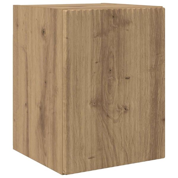 vidaXL TV stenska omara Oreh 30 x 31 x 40 cm Konstruiran les