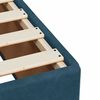 vidaXL Box spring postelja z vzmetnico modra 140x190 cm žamet