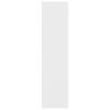 vidaXL Garderobna omara bela 100x50x200 cm iverna plo&scaron;ča