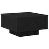vidaXL Klubska miza Črna Orehovina 55 x 55 x 31 cm