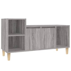 vidaXL TV omarica siva sonoma 100x35x55 cm inženirski les