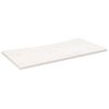 vidaXL Mizna plo&scaron;ča bela 100x60x2,5 cm trdna borovina