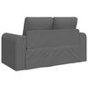 vidaXL Sofa postelja 60cm Temno siva blago